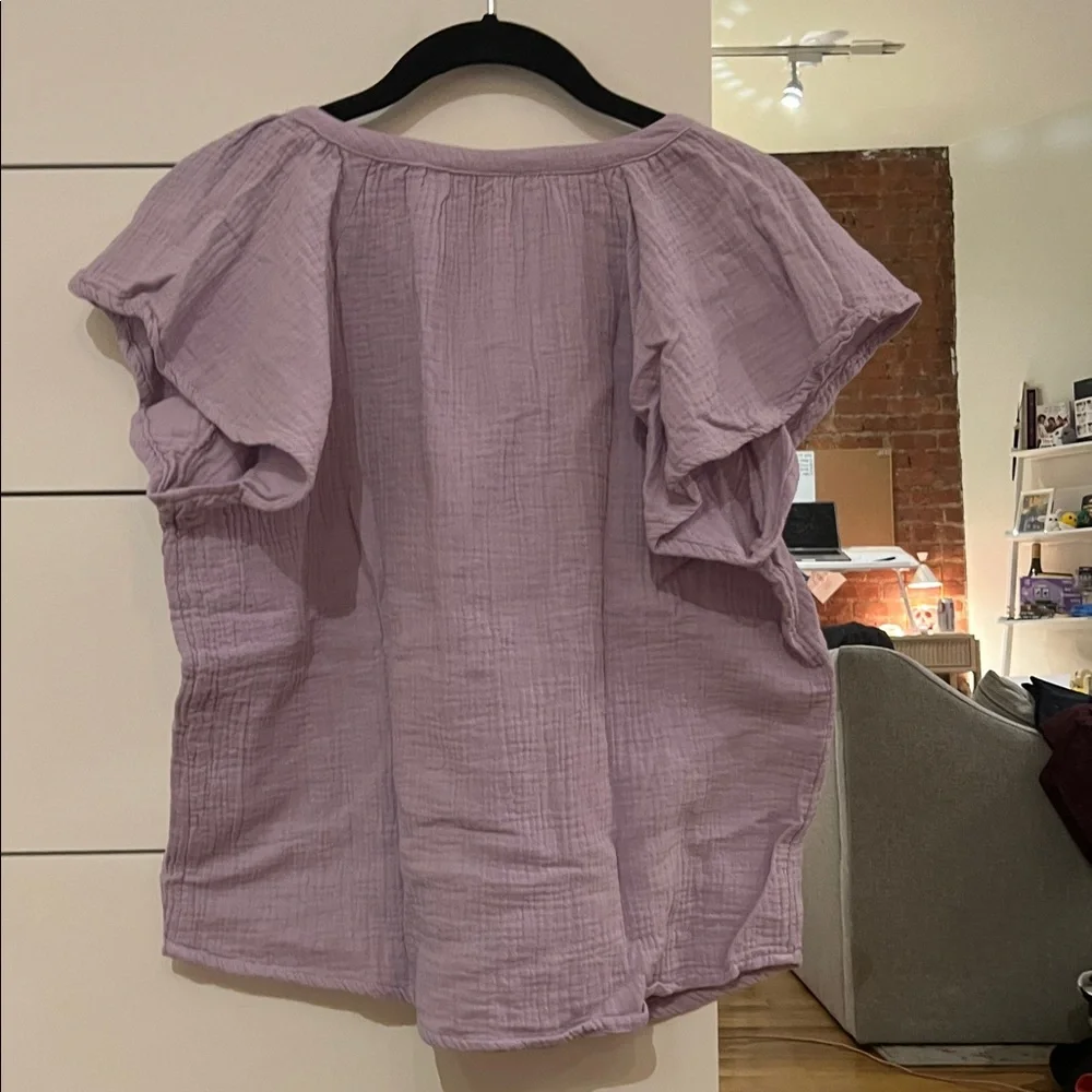 Universal Thread Lavender Blouse - Picture 2 of 4